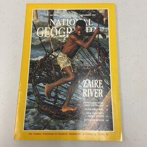 National Geographic Zaire River November 1991 Vol. 180, No. 5